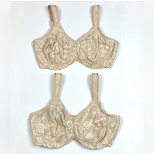 WACOAL Lot of 2, Breast Cancer Awareness Bras 
Full Coverage underwire 36DDD